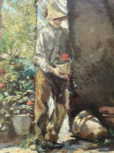 Charger l'image dans la galerie, Tableau Huile sur panneau - Laszlo Szamossy - Ecole Hongroise - 1902