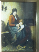 Charger l'image dans la galerie, Miniature originale - Johann Niklas - Mère et enfant - Ecole allemande