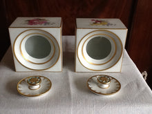 Charger l'image dans la galerie, Double encrier en porcelaine - KPM Berlin 1927 Art Deco - Double Inkwell - Tintenfass