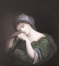 Charger l&#39;image dans la galerie, Tableau huile sur panneau 18ème Entourage d&#39;Angelica Kauffman - 18th C painting
